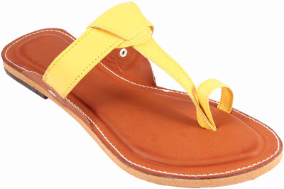 

Mozi Women Yellow Flats