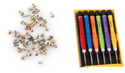

WOWSOME USED FOR I PHONE 5/ 6/ 6S REPLACEMENT SCREW SET Combination Screwdriver Set(Pack of 6), Multicolor