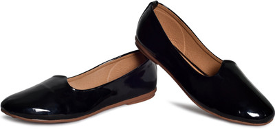

PIPILIKA Princess Ballerinas 1722 Shining Black Belly for Women Bellies For Women(Black