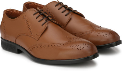 

Andrew Scott Genuine Premium Leather Derby For Men(Brown, Tan