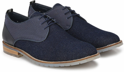 

Andrew Scott Transparent Soles Corporate Casuals For Men(Blue, Black