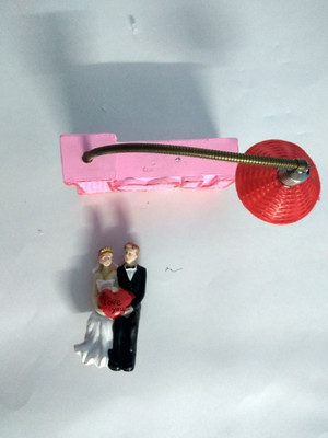 

Anant Gift Gallery I LOVE YOU LOVE COUPLE ROMANTIC Decorative Showpiece - 15 cm(Polyresin, Pink, Red, Black)