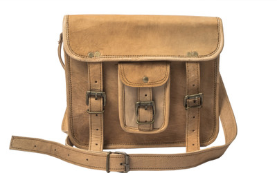 

Pranjals House Boys & Girls Casual Brown Genuine Leather Sling Bag