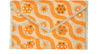 

SUVASANA Women Evening/Party Multicolor Cotton Clutch