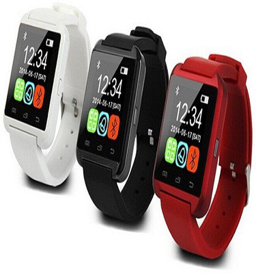 

tech 10x u8 smart watch Smartwatch(Black Strap reguler)