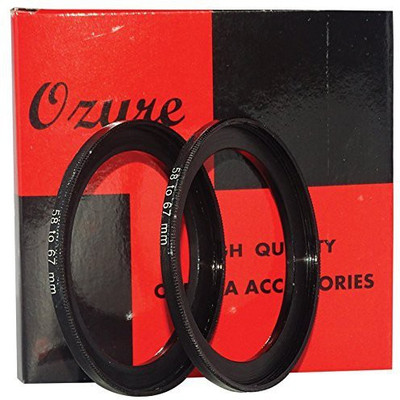 

Ozure Ozure Step Up Ring (58mm - 67mm) Set of 2pc OZUSUR58-67 Step Up Ring(58 - 67 mm)