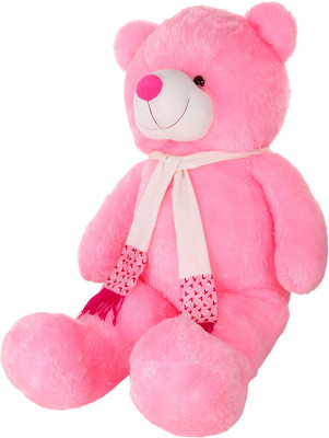 

ToynJoy Lovable & Dazzling 4 Feet Pink Teddy Bear Stuffed Toy - 121 cm(Pink)