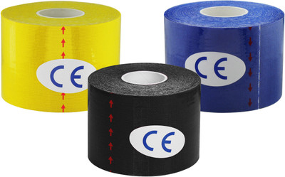 

A-TAPE Kinesiology Tape Knee, Calf & Thigh Support(Black, Blue, Yellow, Black;yellow;dark blue