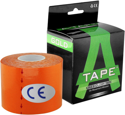 

A-TAPE Synthetic Kinesiology Tape Knee, Calf & Thigh Support(Orange