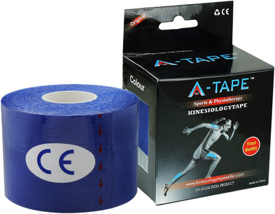 

A-TAPE Kinesiology Tape Knee, Calf & Thigh Support(Blue, Dark blue