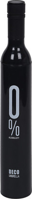 

Home Story Home Story Fashionable Wine Bottle Black 110 cm Travel Umbrella Umbrella(Black)