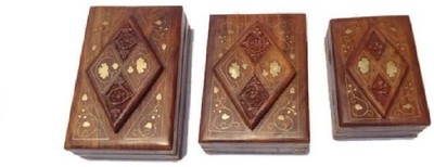 

VAS Collection Home Jewellery Vanity Box Jewellery Vanity Box Vanity Box(Brown)