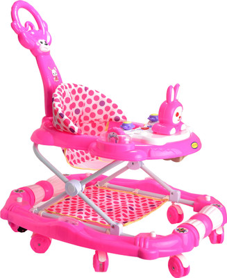 

Notty Ride Musical Walker & Rocker With Parent Rod(Pink)