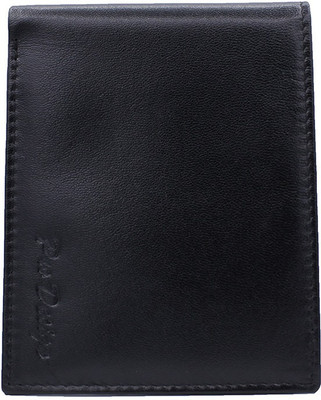 

Pro Design Men Black Genuine Leather Wallet(11 Card Slots)