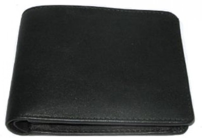 

DIME Men Black Genuine Leather Wallet(6 Card Slots)