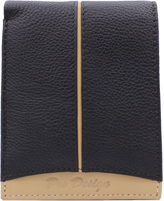 

Pro Design Men Brown Genuine Leather Wallet(6 Card Slots)
