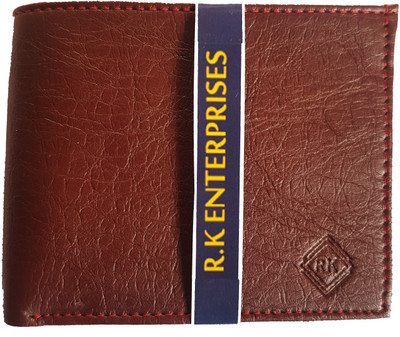 

RK ENTERPRISES Men Brown Genuine Leather Wallet(4 Card Slots)