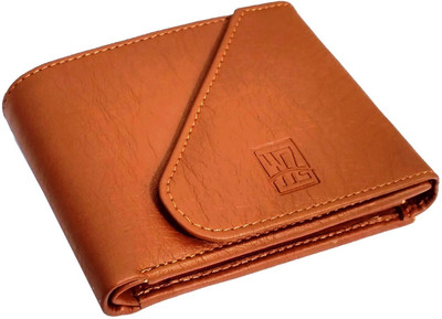 WENZEST Boys Tan Artificial Leather Wallet(3 Card Slots)