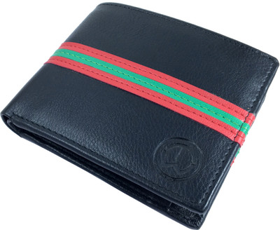 

SA Enterprises Men Black Artificial Leather Wallet(3 Card Slots)