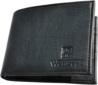 

Wenzest Men Black Artificial Leather Wallet(10 Card Slots)