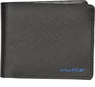 

Muffler Men Black Genuine Leather Wallet(9 Card Slots)