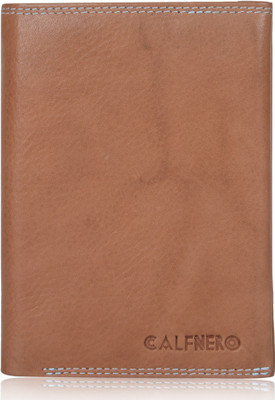 

Calfnero Men Brown Genuine Leather Card Holder(5 Card Slots)