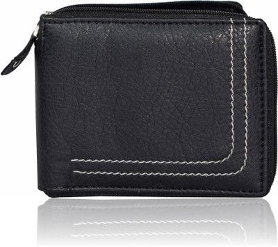 

Shockyfi Men Black Artificial Leather Wallet(5 Card Slots)