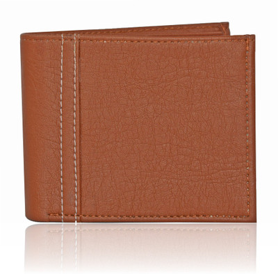 

Zeebros Men Tan Artificial Leather Wallet(9 Card Slots)