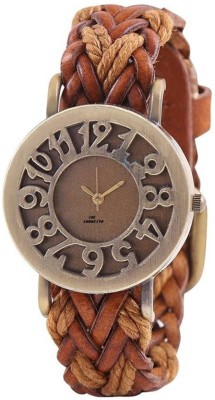 MANTRA NEW BROWN LETHER WATCH 002 Watch  - For Girls   Watches  (MANTRA)