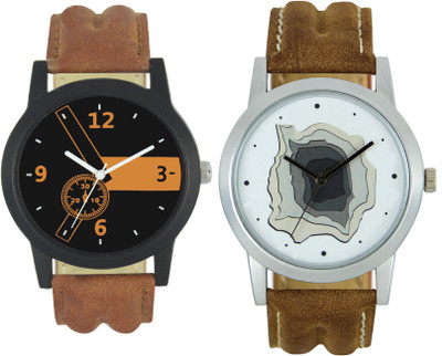 

Codice Mens watches combo of 2 Boss106 Leather Strap Low Price Watch - For Men