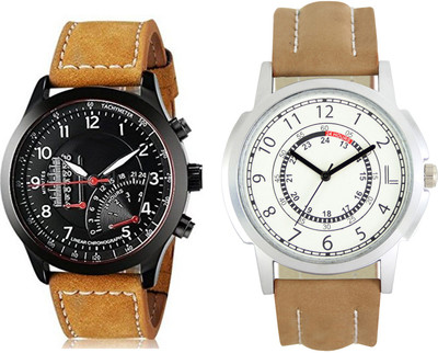 

Codice Mens watches combo of 2 CRNMTR115 Leather Strap Low Price Watch - For Men