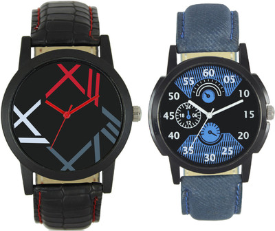 

Codice Mens watches combo of 2 Boss131 Leather Strap Low Price Watch - For Men