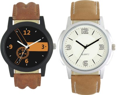 

Codice Mens watches combo of 2 Boss113 Leather Strap Low Price Watch - For Men