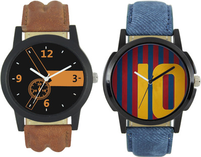 

Codice Mens watches combo of 2 Boss107 Leather Strap Low Price Watch - For Men