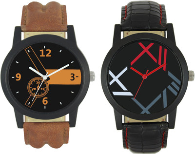 

Codice Mens watches combo of 2 Boss109 Leather Strap Low Price Watch - For Men