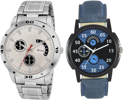 

Codice Mens watches combo of 2 Boss121 Leather Strap Low Price Watch - For Men