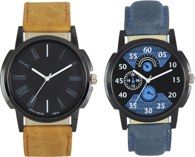 

Codice Mens watches combo of 2 Boss138 Leather Strap Low Price Watch - For Men