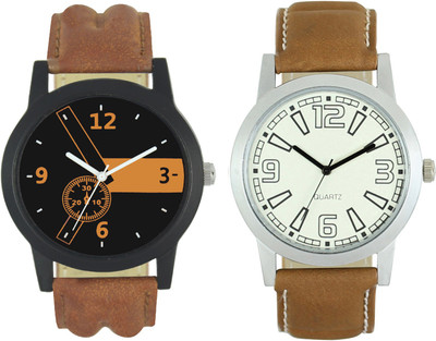 

Codice Mens watches combo of 2 Boss112 Leather Strap Low Price Watch - For Men