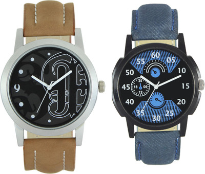 

Codice Mens watches combo of 2 Boss133 Leather Strap Low Price Watch - For Men