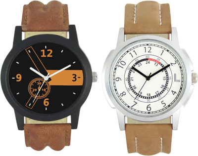 

Codice Mens watches combo of 2 Boss114 Leather Strap Low Price Watch - For Men