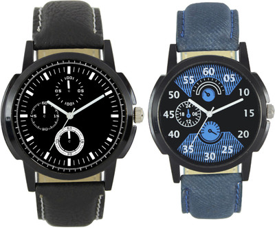 

Codice Mens watches combo of 2 Boss132 Leather Strap Low Price Watch - For Men