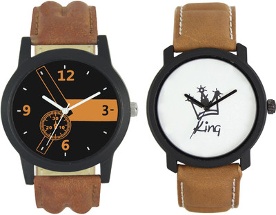 

Codice Mens watches combo of 2 Boss115 Leather Strap Low Price Watch - For Men