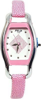 FELIX LADIES STEEL CASE LEATHER STRAP Watch  - For Women   Watches  (Felix)
