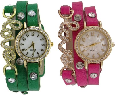 JM SELLER Super Classic Collection Stylish Combo 16 JM016Watch Watch  - For Girls   Watches  (JM SELLER)