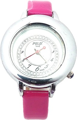 FELIX LADIES STEEL CASE LEATHER STRAP Watch  - For Women   Watches  (Felix)