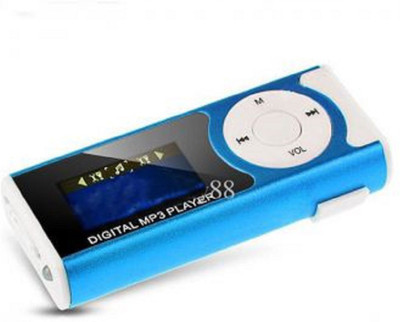 

CRETO latest display mp3 player support sd card latest display mp3 player support micro sd card MP3 Player(Blue, 1.2 Display)