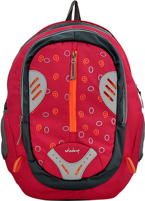 

Yelloe Vlook up Series Red Color laptop backpack With compact design and clean styling& straps and a haul loop on the top 2.5 L Laptop Backpack(Red)