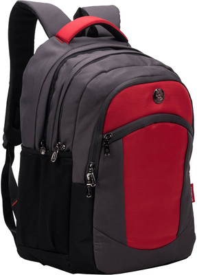 

Cosmus Madison Grey Red 33 L waterproof Bag With laptop compartment 33 L Backpack(Multicolor)