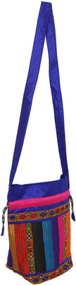 

INDICRAFTS STUDIO TITLI Sling Bag(Blue, 12 L)