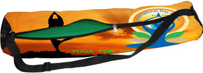 

Orgner Poly Canvas Printed yoga mat Covers. Design : 21st June Yoga for Harmony and Peach Multipurpose Bag(Multicolor, 20 L)